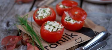 Grilovaná plněná rajčata