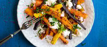 Grilovaná mrkev s citronovou kůrou