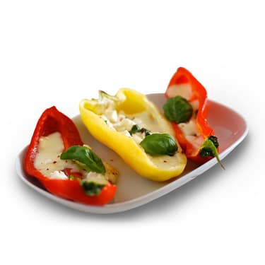 Grilované plněné papriky