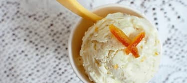 Pomerančová zmrzlina z kysané smetany