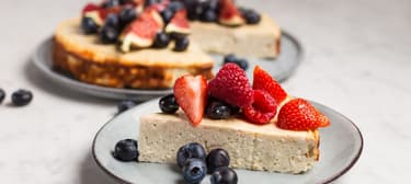 Zdravý tvarohový koláč