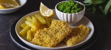 Fish and chips ve zdravějším kabátku