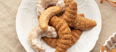 Zdravé vanilkové rohlíčky