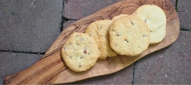 Sušenky s polentou a pomerančovou kůrou