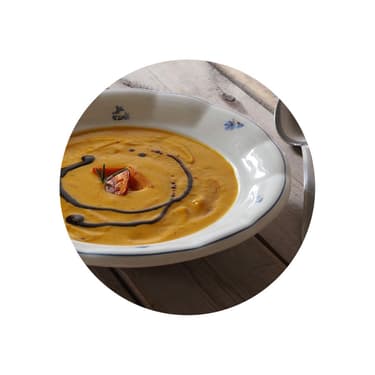 Polévka z pečené dýně