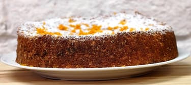 Rýžovo-pomerančový dort