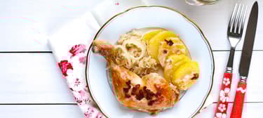 Kuře zelí brambory