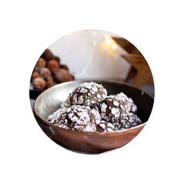 Pomerančové popraskané sušenky