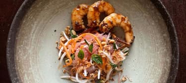 Pomelo salát s krevetami 