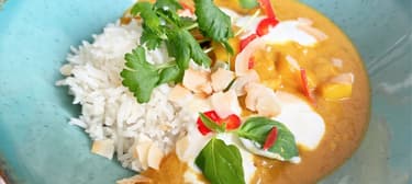 Kuřecí curry s mangem