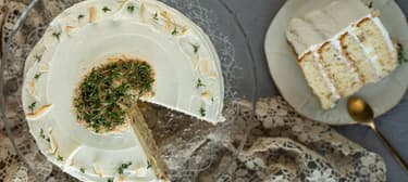 Kokosový dort s banány