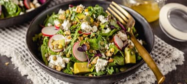 Salát s čočkou a ředkvičkami