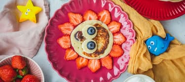 Jogurtové lívance s borůvkami