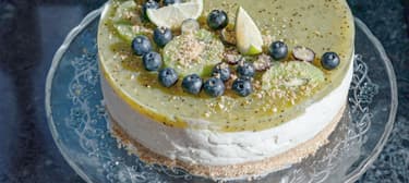 Kiwi cheesecake