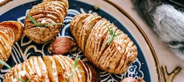 Švédské pečené brambory Hasselback
