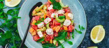 Melounový salát s fetou