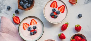 Tvarohový krém s ovocem