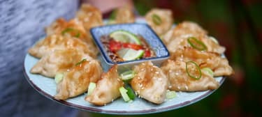 Asijské knedlíčky s krevetami