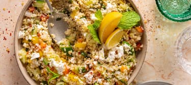 Bulgurový salát se sýrem feta