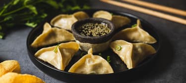 Vegetariánské knedlíčky na asijský způsob