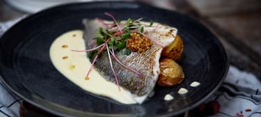 Pražma královská s hořčicovou omáčkou