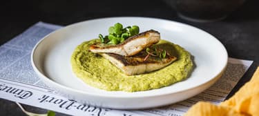 Filety ze pstruha s pórkovým pyré