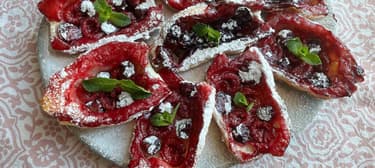 Malinovo-borůvkové loďky