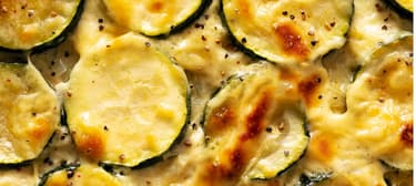 Zapečená cuketa se sýrem