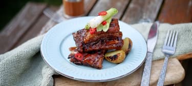 Grilovaná žebírka na španělský způsob