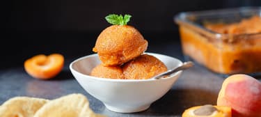 Rychlý meruňkový sorbet s vanilkou 