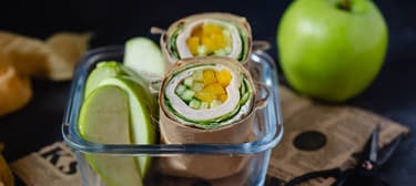 Wrap z domácích špaldových tortill