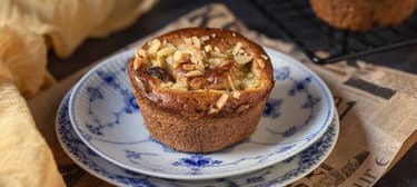 Celozrnní šneci s jablky