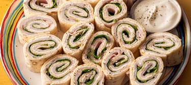 Plněné rolky se šunkou