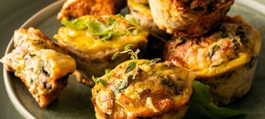 Vaječné muffiny s mozzarellou