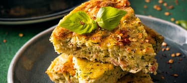 Cuketová frittata se sýrem