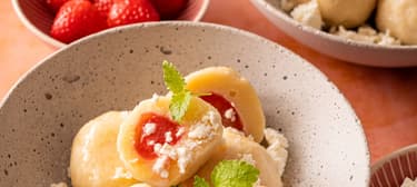 Ovocné knedlíky bez kynutí