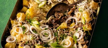 Francouzské brambory s mletým masem