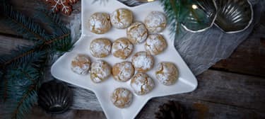 Pomerančovo-kokosové crinkles