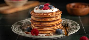 Bezlepkové lívance s ovocem