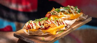 Cheddarový hotdog podle Pavla Berkyho