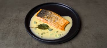 Losos pečený na pánvi podle Pavla Berkyho