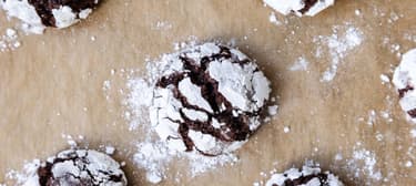 Čokoládové crinkles sušenky