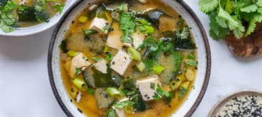 Miso wakame polévka s tofu