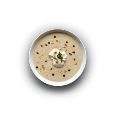 Polévka z pečeného lilku