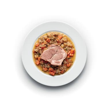 Vepřová krkovice s rozmarýnem pečená v mléce