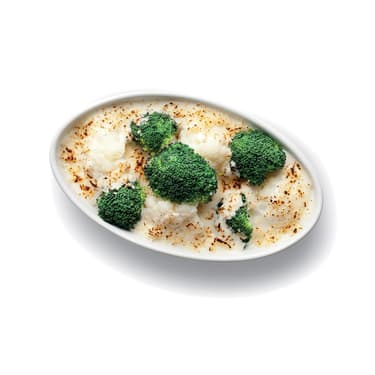 Gratinovaný květák a brokolice