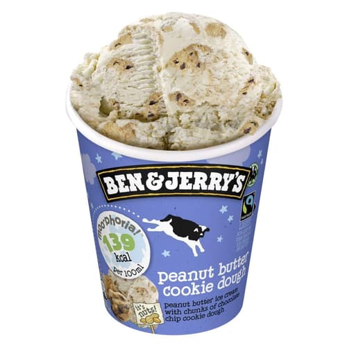 Ben & Jerry's Moophoria Peanut Butter Cookie Dough zmrzlina
