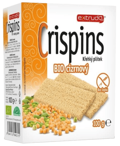 Extrudo Crispins BIO cizrnový křehký plátek