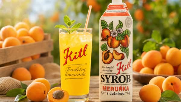 Kitl Syrob: Poctivý meruňkový sirup