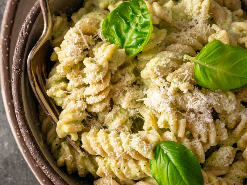 Pasta with Zucchini Sauce